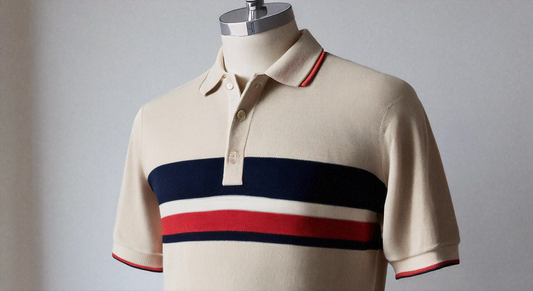 Vintage Charm: Men's Retro Knit Polo Shirts for Timeless Style