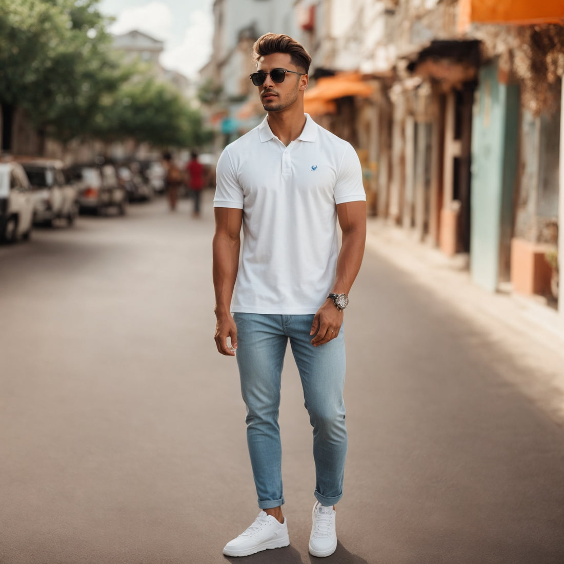 The Stylish Choice: Embrace Summer with a White Polo Shirt for Men