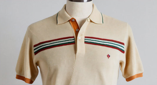 Vintage Knit Polo: A Nostalgic Wardrobe Staple for Fashion Enthusiasts