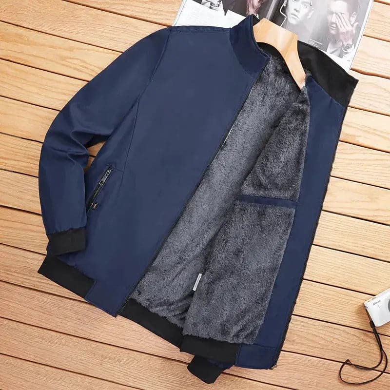 2024 Men's Slim Fit Winter Bomber Jacket for Stylish Warmth-Liograft