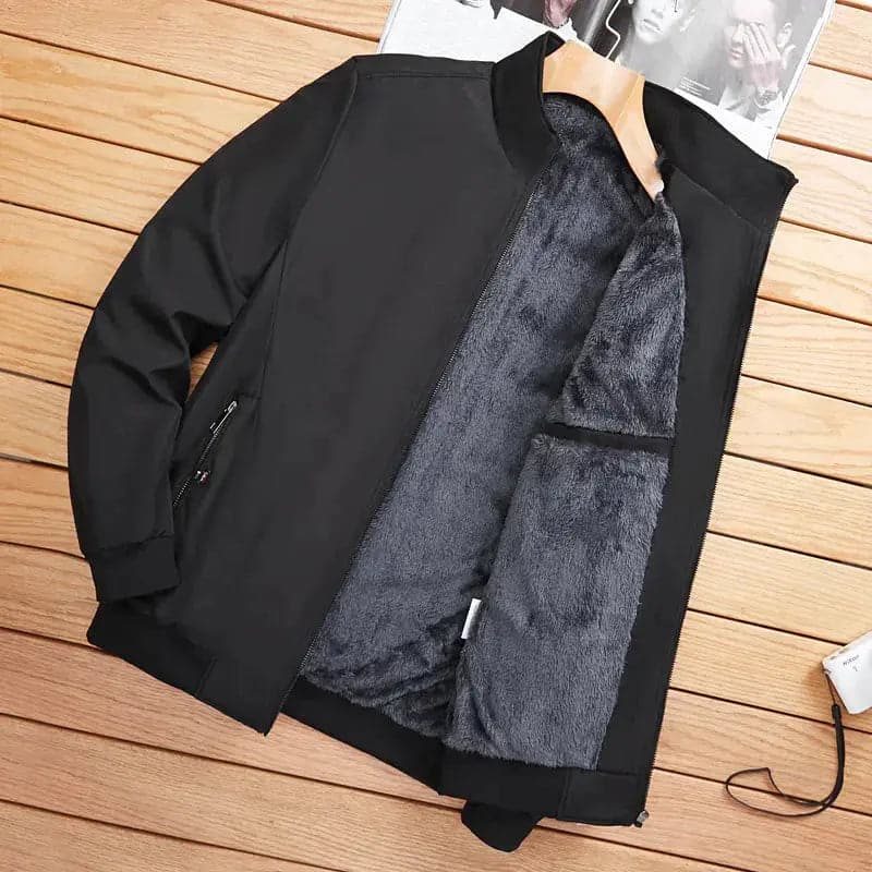 2024 Men's Slim Fit Winter Bomber Jacket for Stylish Warmth-Liograft