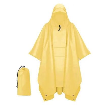 3 in 1 Portable Multifunctional Outdoor Hooded Rain Poncho - Premium  from Liograft - Just $25.95! Shop now at Liograft