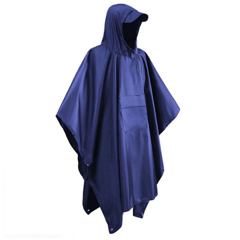 3 in 1 Portable Multifunctional Outdoor Hooded Rain Poncho - Premium  from Liograft - Just $25.95! Shop now at Liograft