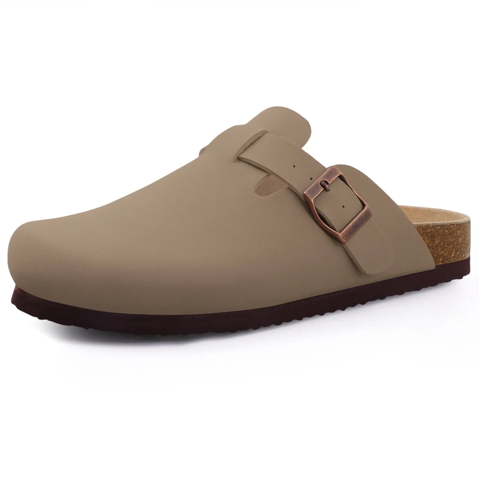Comwarm Women's Suede Mules Slippers with Arch Support and Cork Insole - Premium  from Liograft - Just $41.95! Shop now at Liograft