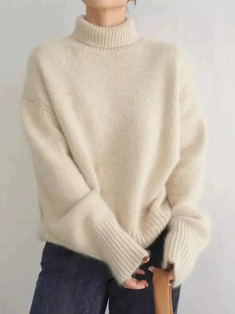 Cozy 100% Pure Cashmere Turtleneck Sweater for Women - Premium  from Liograft - Just $80.95! Shop now at Liograft
