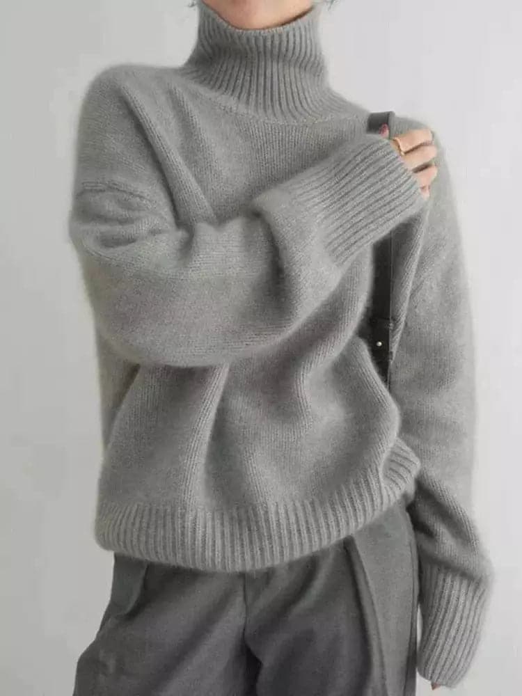 Cashmere Turtleneck Sweater for Women - Luxurious Comfort and Style-Liograft