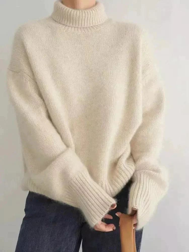 Cashmere Turtleneck Sweater for Women - Luxurious Comfort and Style-Liograft