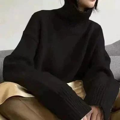 Cashmere Turtleneck Sweater for Women - Luxurious Comfort and Style-Liograft