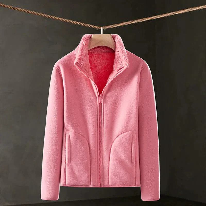 Fashionable 2023 Double-Sided Thick Fleece Women's Winter Coat - Premium  from Liograft - Just $38.95! Shop now at Liograft