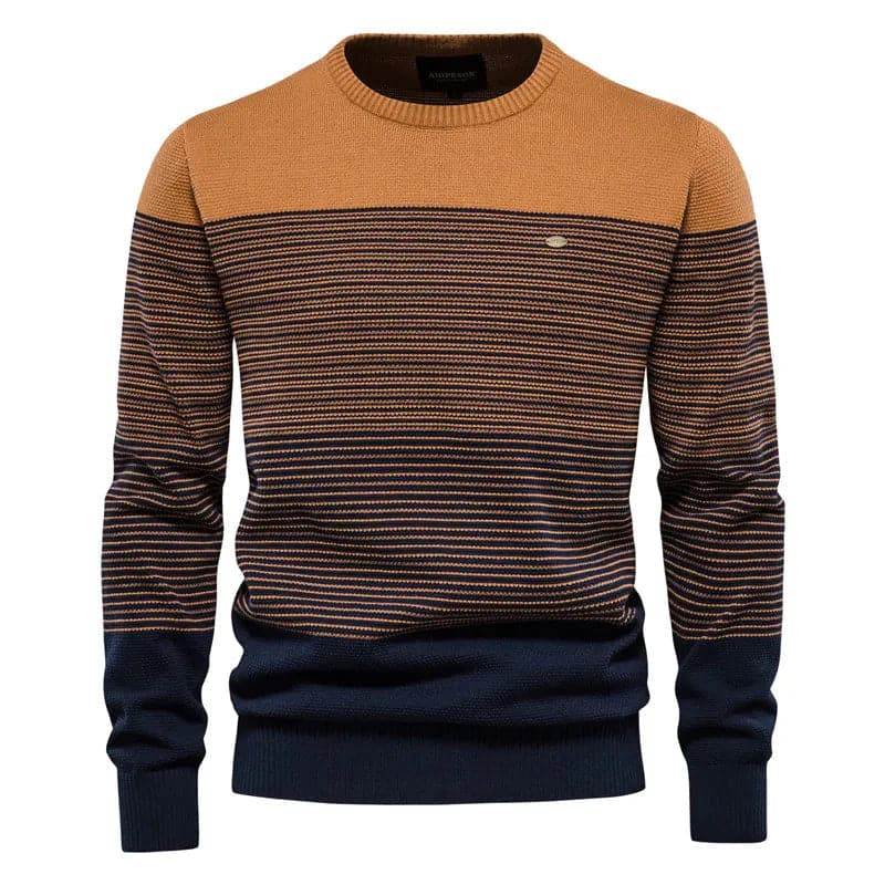 Fashionable AIOPESON Brand Cotton Sweater for Men - Winter Warmth Guaranteed - Premium  from Liograft - Just $65.95! Shop now at Liograft