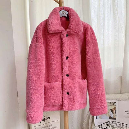 Winter Teddy Fur Jacket for Women - 2022 Cozy and Warm Outerwear Choice Liograft