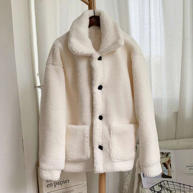 Winter Teddy Fur Jacket for Women - 2022 Cozy and Warm Outerwear Choice Liograft