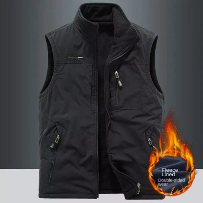 Men's Plus Size Heated Thermal Vest with Luxury Body Warmer-Liograft