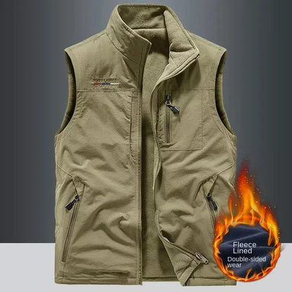 Men's Plus Size Heated Thermal Vest with Luxury Body Warmer-Liograft