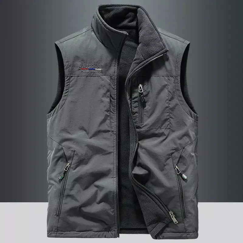 Men's Plus Size Heated Thermal Vest with Luxury Body Warmer-Liograft