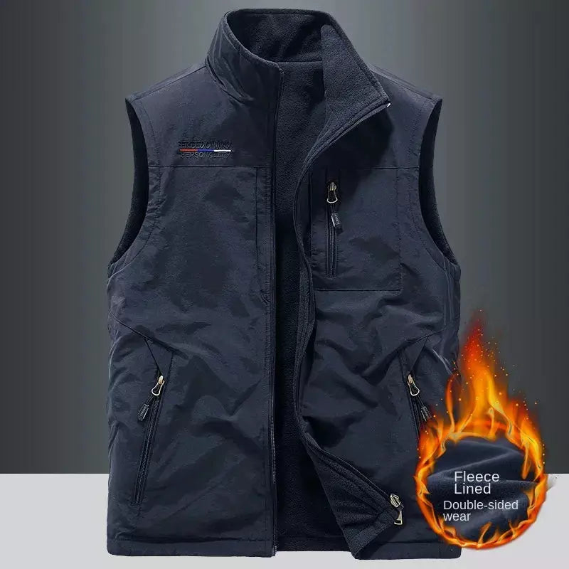 Heated Vest for Men - Plus Size Luxury Thermal Body Warmer - Premium  from Liograft - Just $41.95! Shop now at Liograft