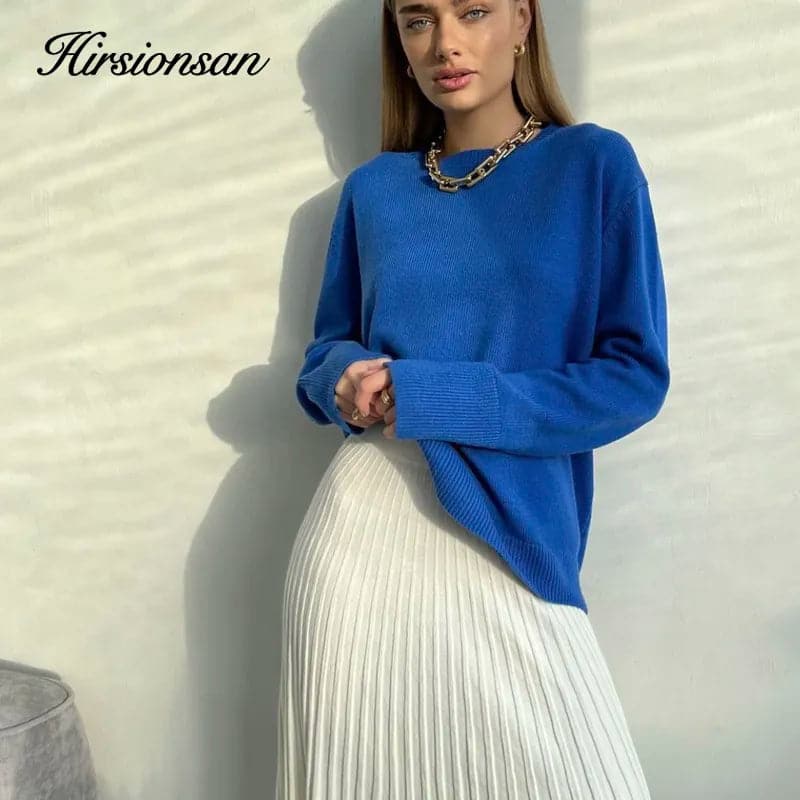 Hirsionsan Cozy Cashmere Oversized Sweater for Women's Winter Fashion-Liograft