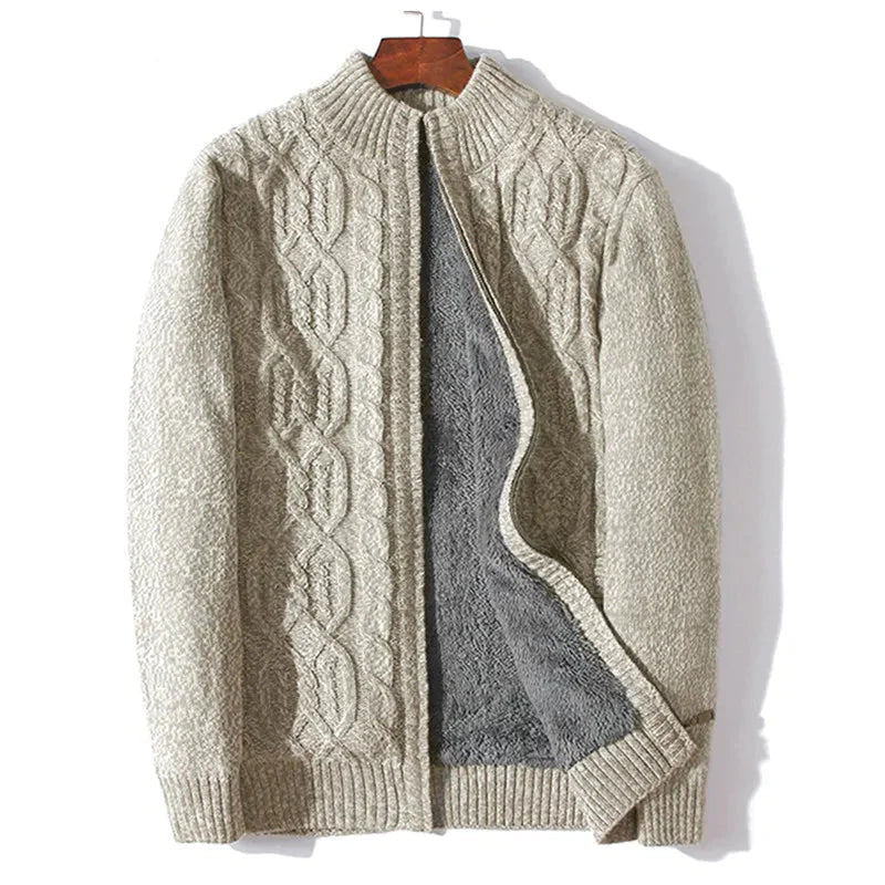 ICPANS Plus Size Men's Winter Wool Cashmere Sweater Cardigan 4XL-7XL - Premium  from Liograft - Just $129.95! Shop now at Liograft