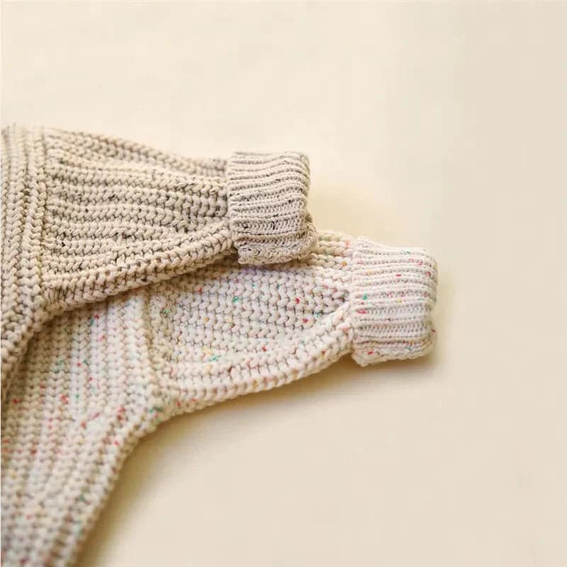 Knitted Baby Sweater with Batwing Sleeves for Stylish and Cozy Babies in Autumn and Winter - Premium  from Liograft - Just $26.95! Shop now at Liograft