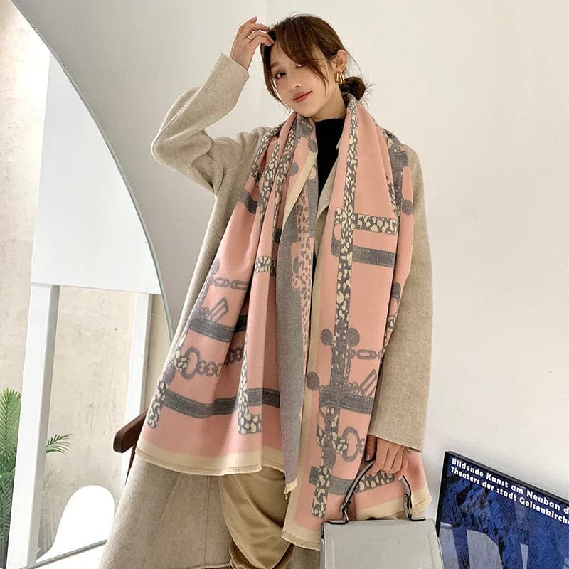 Elegant 2023 Design Cashmere Scarf for Women-Liograft