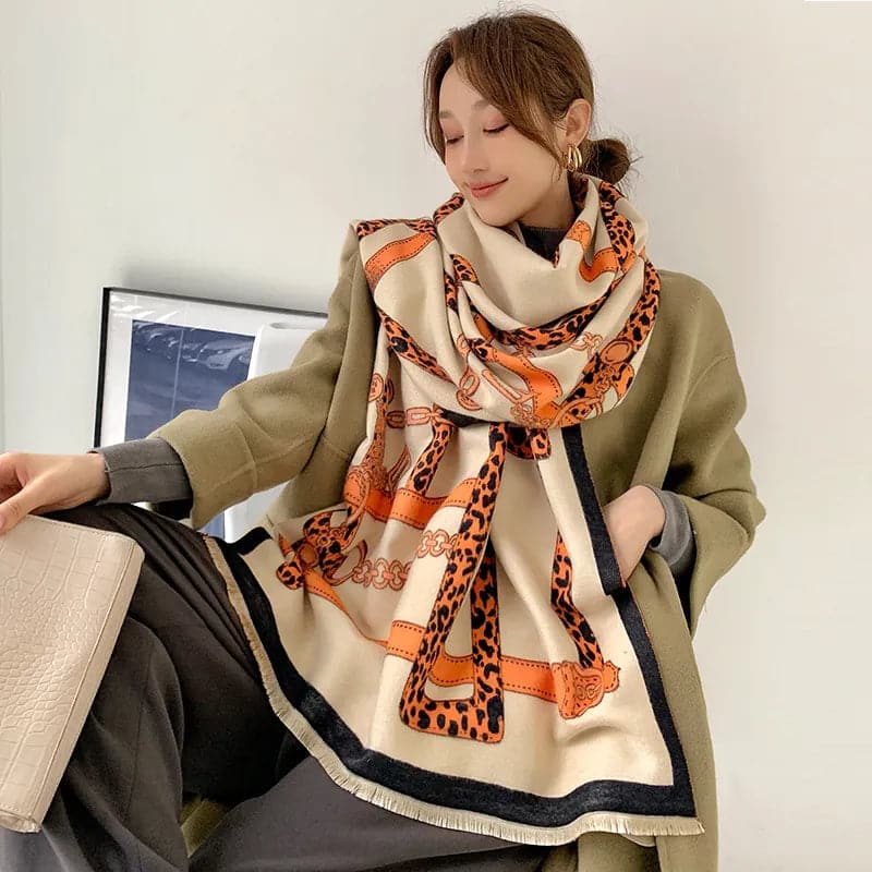 Elegant 2023 Design Cashmere Scarf for Women-Liograft