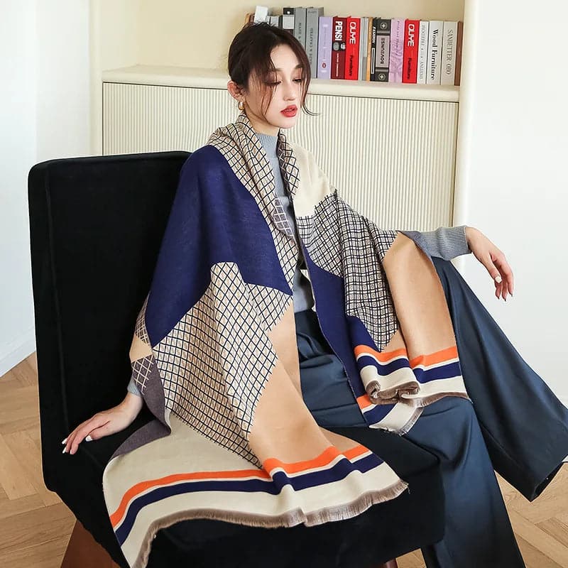 Elegant 2023 Design Cashmere Scarf for Women-Liograft