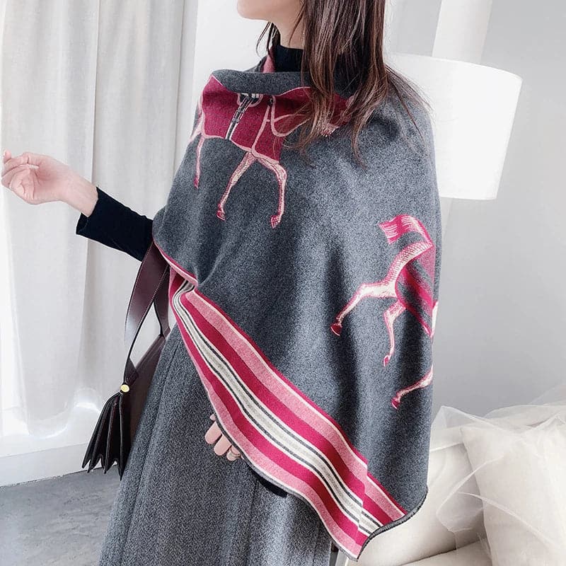 Elegant 2023 Design Cashmere Scarf for Women-Liograft