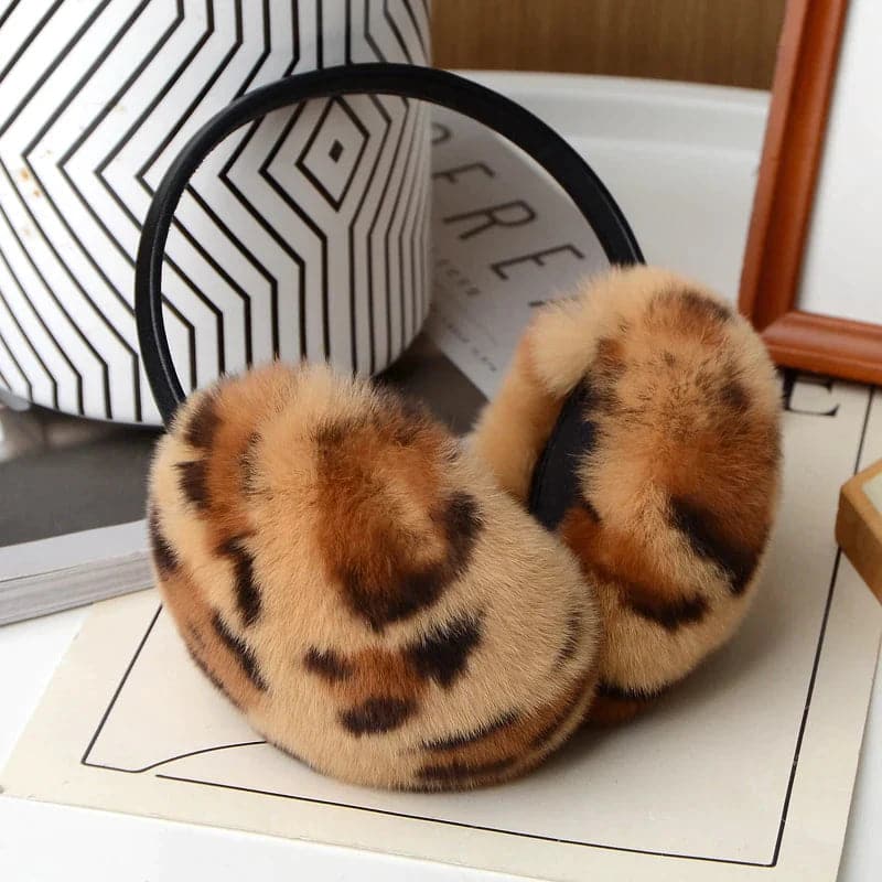MPPM Natural 100% Rex Rabbit Fur Earmuffs Fashion Women Warm Russia Winter Real Fur Earmuffs Children Ear Cover fur Earlap Girl - Premium  from Liograft - Just $27.95! Shop now at Liograft