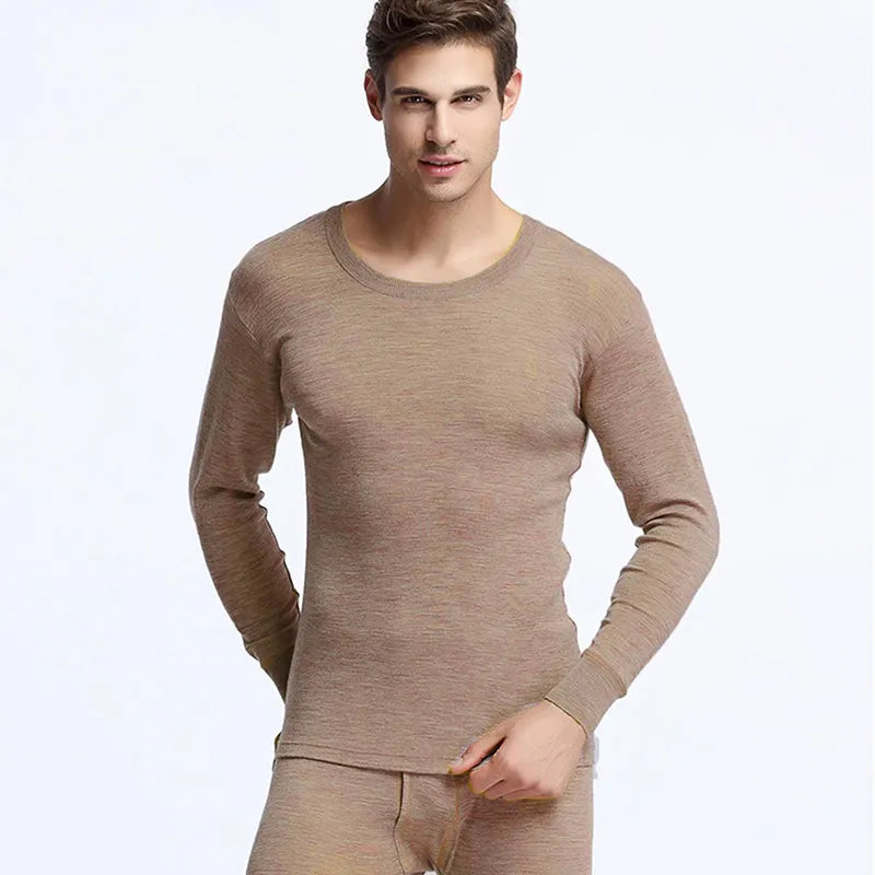 Men's 100% Merino Wool Winter Thermal Warm Underwear Set - Premium  from Liograft - Just $138.95! Shop now at Liograft