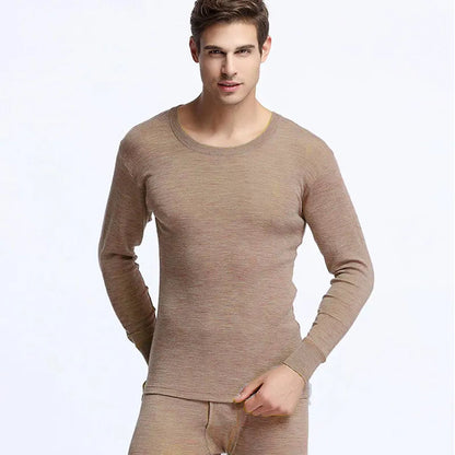 Men's 100% Merino Wool Winter Thermal Warm Long Johns Set-Liograft