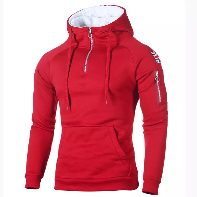 Men's 2019 Autumn Winter Warm Fleece Hoody Sweater - Premium  from Liograft - Just $34.95! Shop now at Liograft