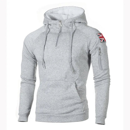 Men's 2019 Autumn Winter Warm Fleece Hoody Sweater - Premium  from Liograft - Just $34.95! Shop now at Liograft