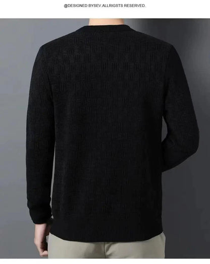 36.95Men's 2023 Cozy Jacquard Sweater in Chenille Blend - Premium  from Liograft - Just $36.95! Shop now at Liograft