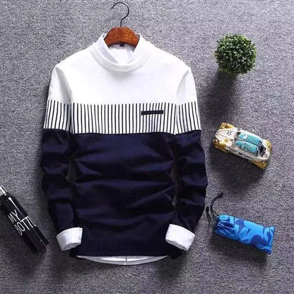 29.95Men's 2023 Striped Wool Pullover Sweater for Autumn and Winter - Premium  from Liograft - Just $29.95! Shop now at Liograft