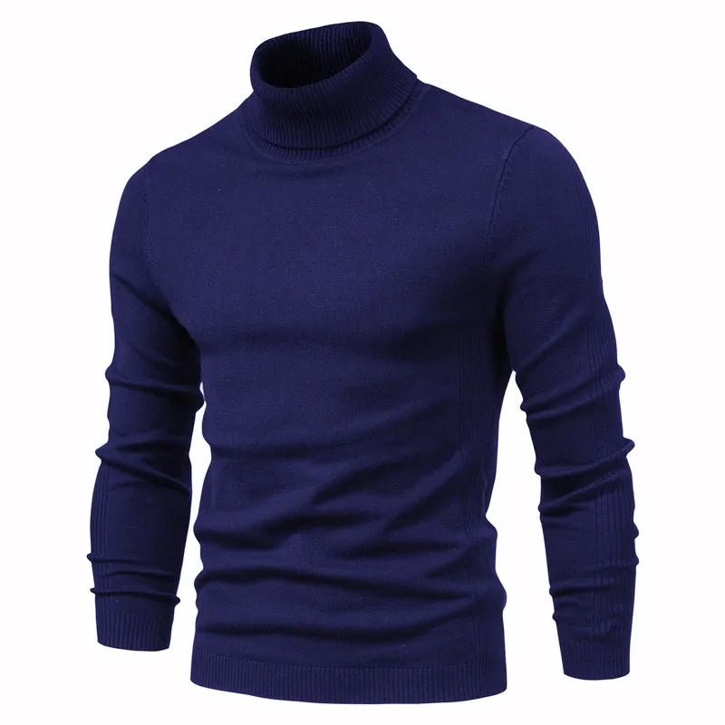 Men's Cozy Black Turtleneck Winter Sweater - Premium  from Liograft - Just $44.95! Shop now at Liograft