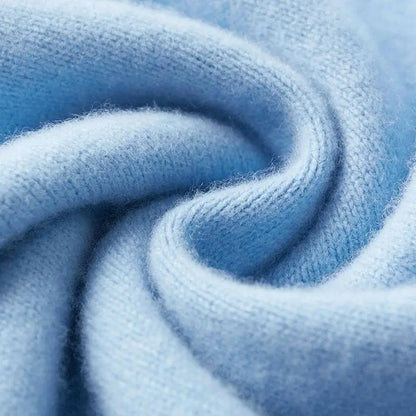 a close up of a blue towel 