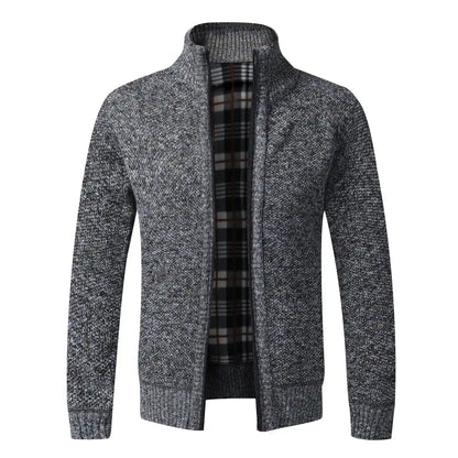 Men's Slim Fit Zipper Cardigan Sweatercoat for Autumn and Winter - Premium  from Liograft - Just $35.95! Shop now at Liograft