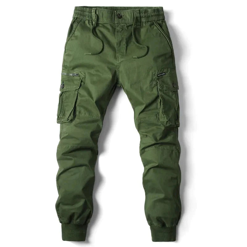 Men's Stylish Full-Length Cotton Cargo Jogging Pants - Premium  from Liograft - Just $46.95! Shop now at Liograft