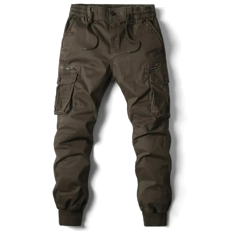 Men's Stylish Full-Length Cotton Cargo Jogging Pants - Premium  from Liograft - Just $46.95! Shop now at Liograft