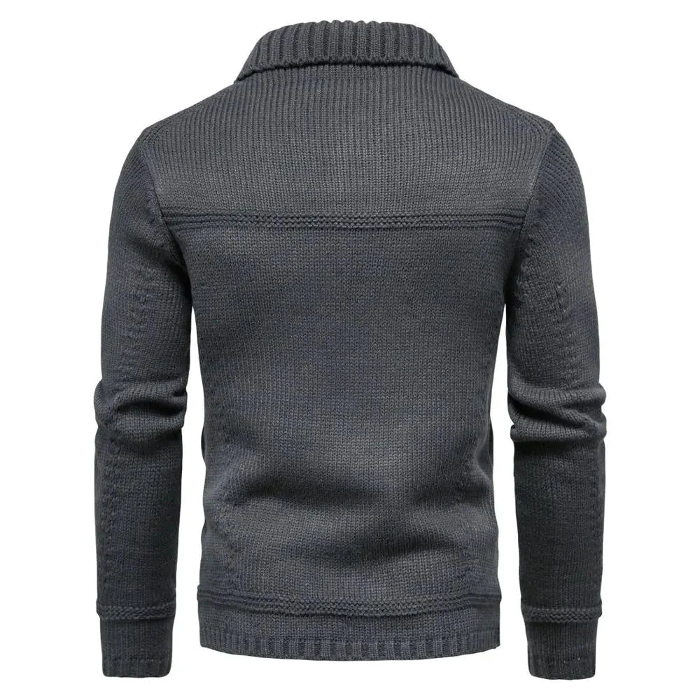 60.95Men's Thick and Warm Knitted Cardigan Sweater Jacket for Winter - Premium  from Liograft - Just $60.95! Shop now at Liograft