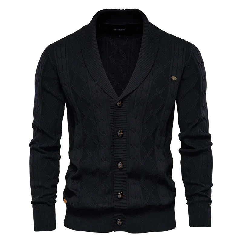 Men's Urban Patchwork Zippered Cardigan by AIOPESON - Premium  from Liograft - Just $73.95! Shop now at Liograft