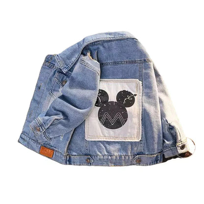 30.95Mickey Cartoon Denim Jacket for Boys and Girls - Autumn Fashion Coats - Premium  from Liograft - Just $30.95! Shop now at Liograft