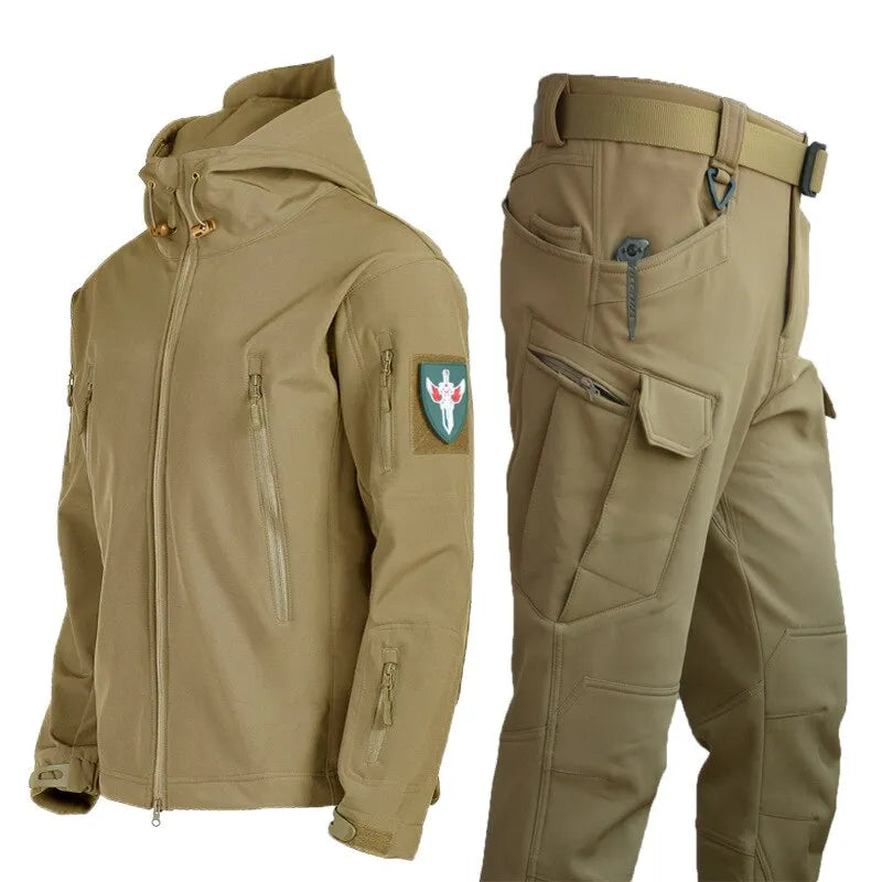 Military Tactical Fleece Jacket with Thermal and Windbreaker Features - Premium  from Liograft - Just $65.95! Shop now at Liograft