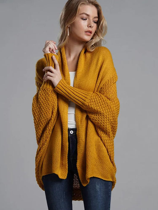 Cozy Oversized Bohemian Batwing Cardigan - Perfect for Winter Warmth-Liograft