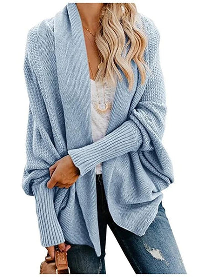 Cozy Oversized Bohemian Batwing Cardigan - Perfect for Winter Warmth-Liograft