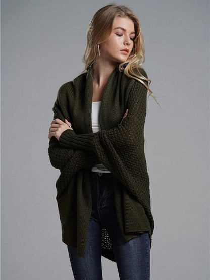 Cozy Oversized Bohemian Batwing Cardigan - Perfect for Winter Warmth-Liograft