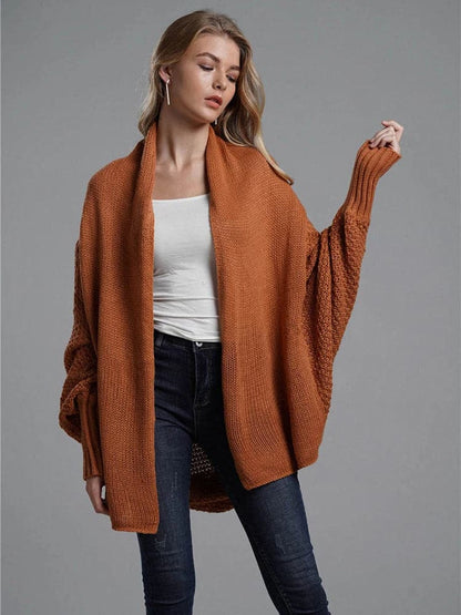 Cozy Oversized Bohemian Batwing Cardigan - Perfect for Winter Warmth-Liograft