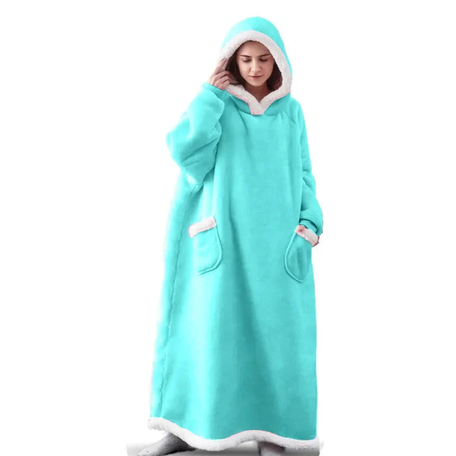 Oversized Hooded Blanket Sweatshirt with Pockets for Women and Men - 2023 Edition - Premium  from Liograft - Just $77.95! Shop now at Liograft