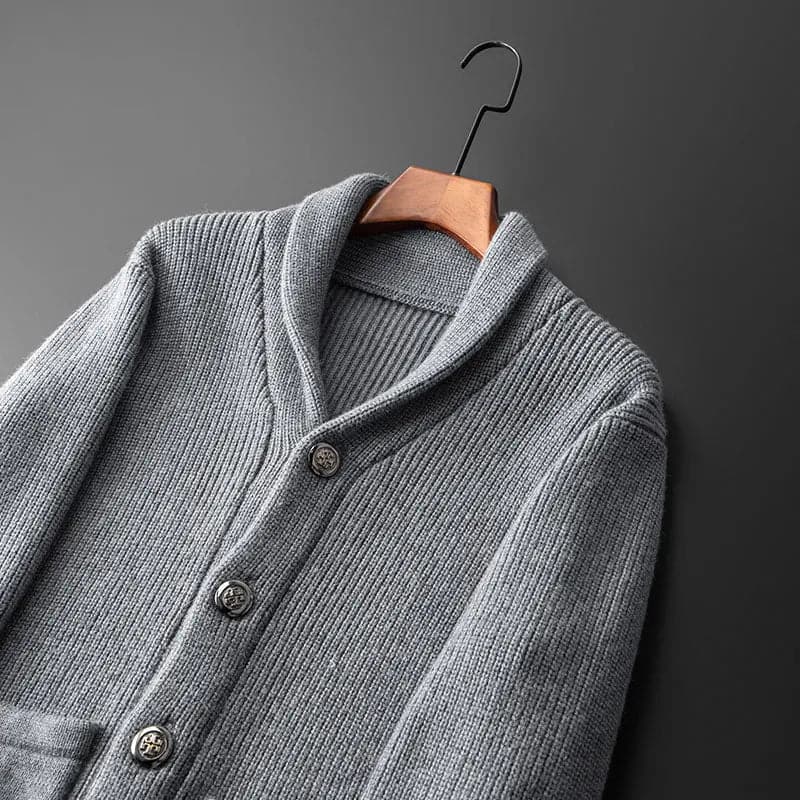 Relaxed Thick Sweater Coat Men Sweater Jacket Male Sweatercoat Heavy Knit Women Knitwear Man Cardigan Autumn Winter Clothing Boy - Premium  from Liograft - Just $154.95! Shop now at Liograft
