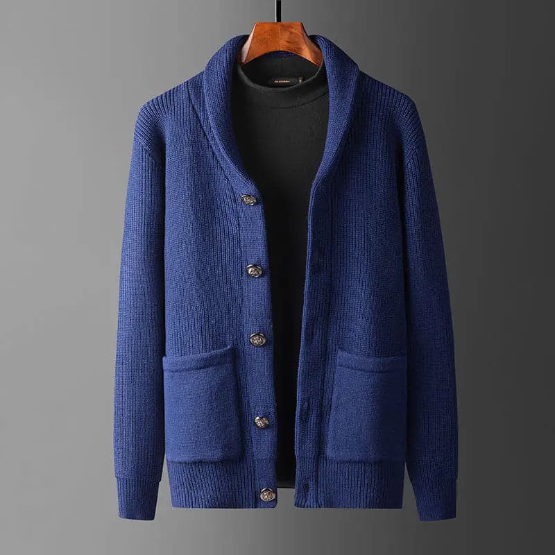 Cozy England Style Thick Sweater Coat for Men and Women-Liograft